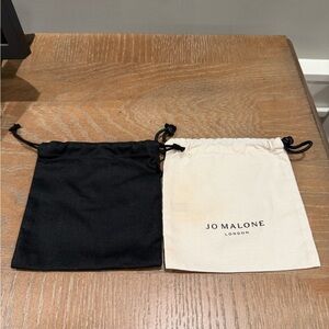Jo Malone Black and Cream Accessory Pouches